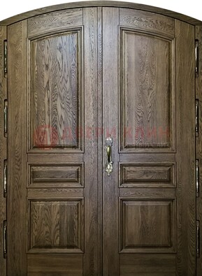 Долговечная арочная дверь с отделкой массив ДА-25 в Чебоксарах