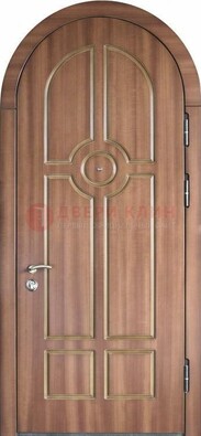 Арочная дверь с отделкой массивом ДА-35 в Чебоксарах