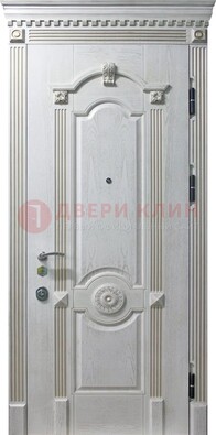 Белая дверь с МДФ ДМ-525 в Чебоксарах