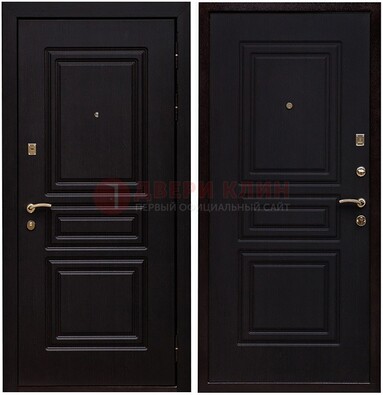 Входная металлическая дверь с МДФ ДМ-75 для квартиры в Чебоксарах