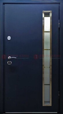 Металлическая дверь с порошковым покрытием и МДФ Белый дуб ДП-219 в Чебоксарах