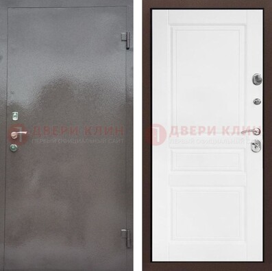 Входная стальная дверь с порошковым окрасом и МДФ внутри ДП-311 в Чебоксарах