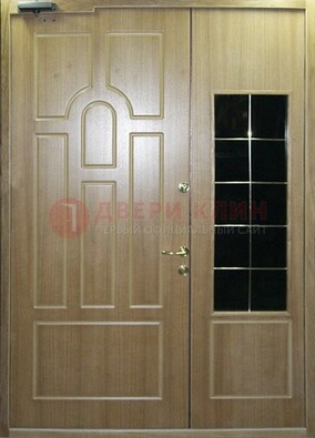 Входная дверь Дверь со вставками из черного стекла ДПР-42 в Чебоксарах