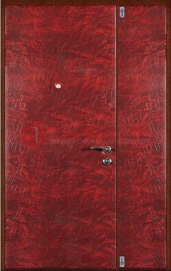 Красная тамбурная дверь ДТМ-33 в Чебоксарах