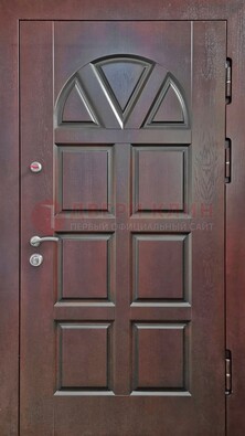 Уличная стальная дверь с виноритом ДВТ-166 в Чебоксарах