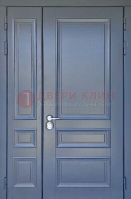 Темно-серая железная дверь с виноритом ДВТ-242 в Чебоксарах