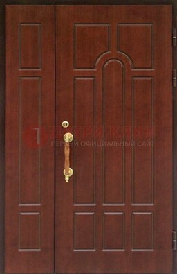 Стальная полуторная дверь для частного дома ПЛ-13 в Чебоксарах